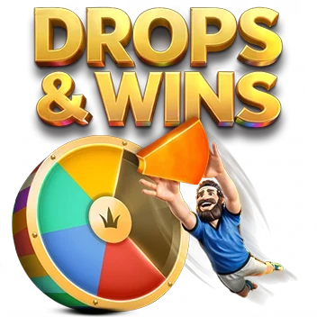 Drops & Wins prize wheel